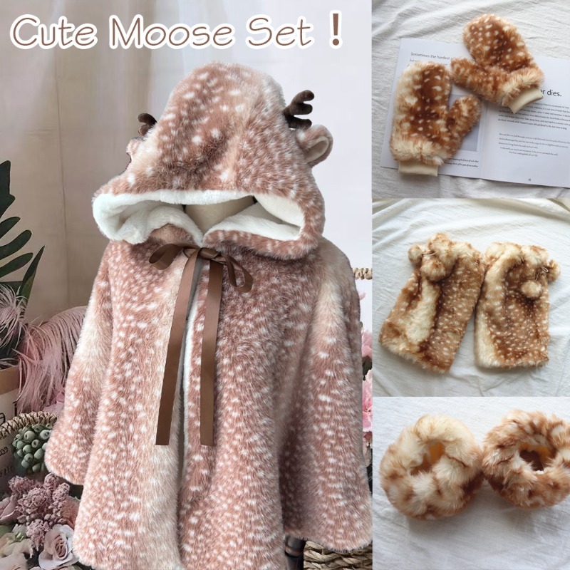 Winter Clothing Pk - Winter Women's Japanese Plush Cute Printed