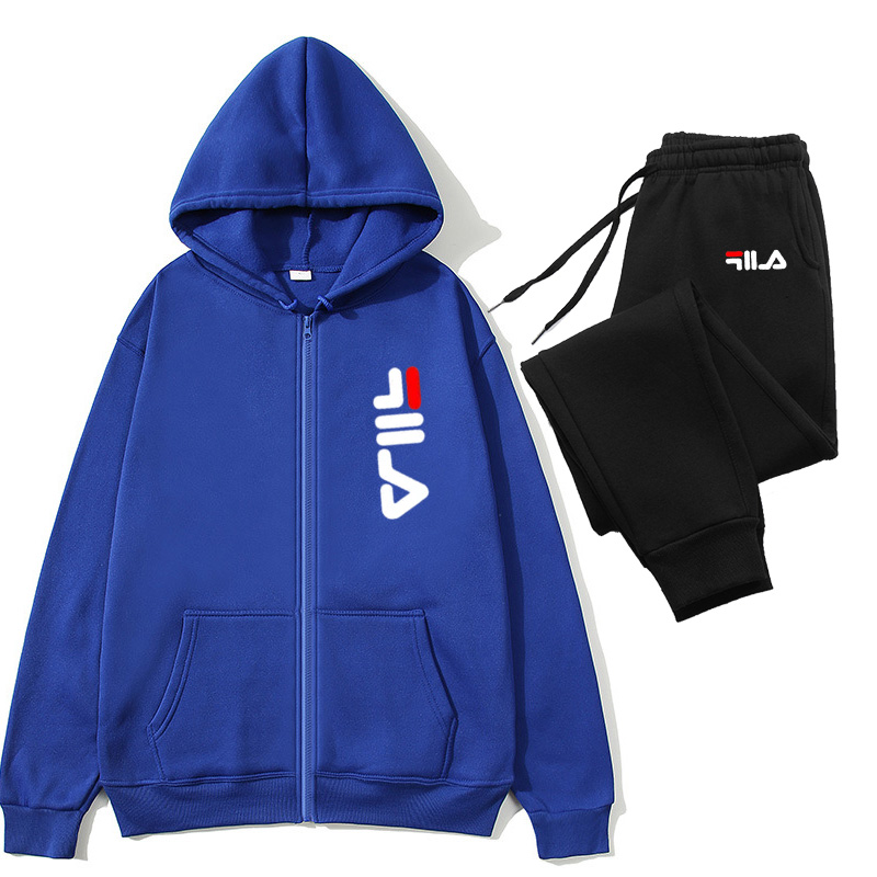 Winter Clothing Pk - Men's 2 Piece Tracksuit Zipper Cardigan