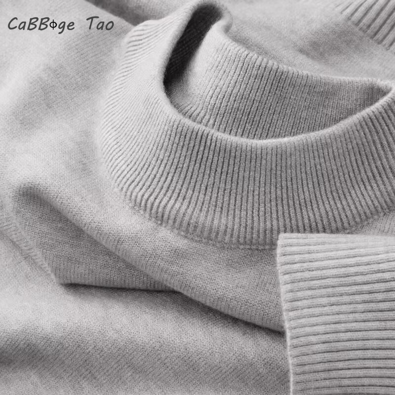 Winter Clothing Pk - Autumn New Men's Casual Mock Turtleneck