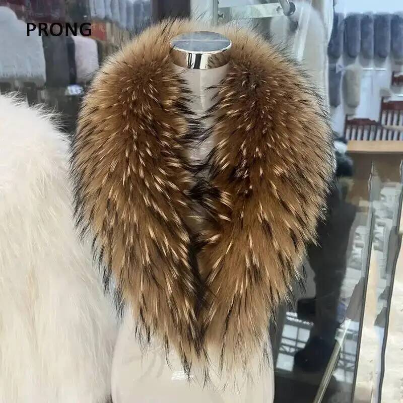 Natural Raccoon Fur Collar Rea - огляд і ціна Winter Clothing Pk