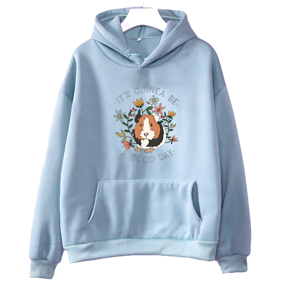 Cute Guinea Pig Graphic Hoodie - огляд і ціна Winter Clothing Drawing