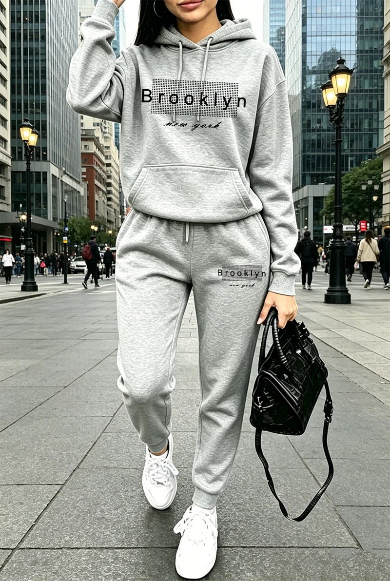Womens Tracksuit Printing Casu - огляд і ціна Winter Clothing For Women