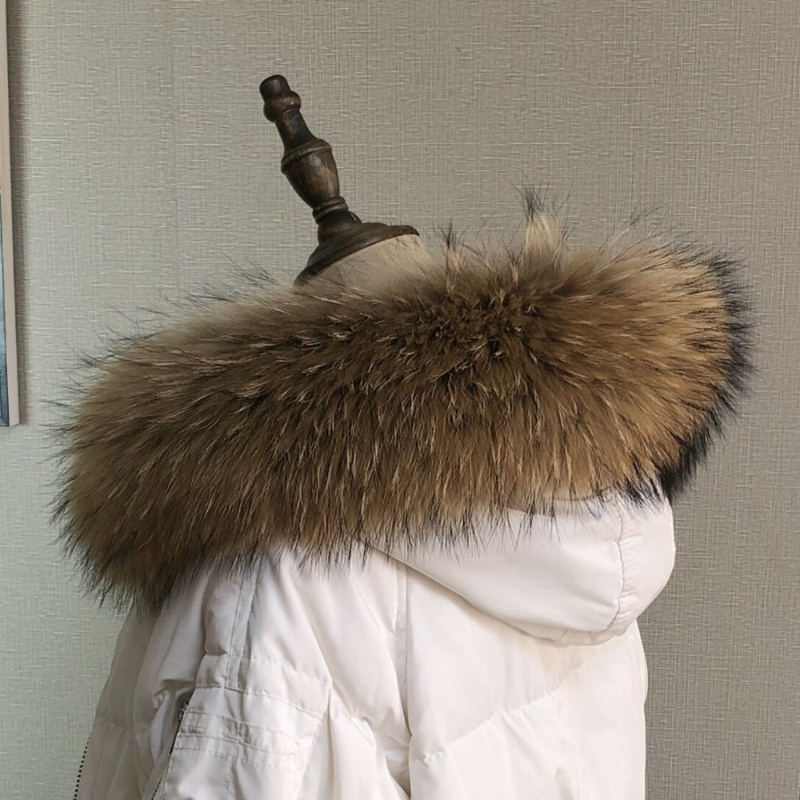 Real Fur Collar for Coat Parka - огляд і ціна Winter Clothing Pk