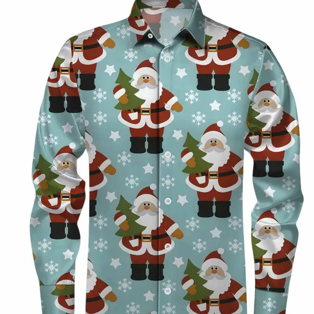 Men's Long-Sleeved Christmas P - огляд і ціна Winter Clothing Gift Ideas