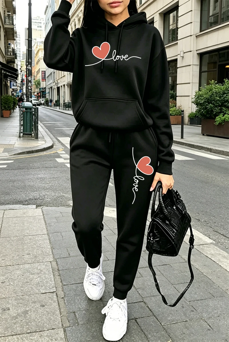 Womens Tracksuit Print Casual  - огляд і ціна Winter Clothing For Women
