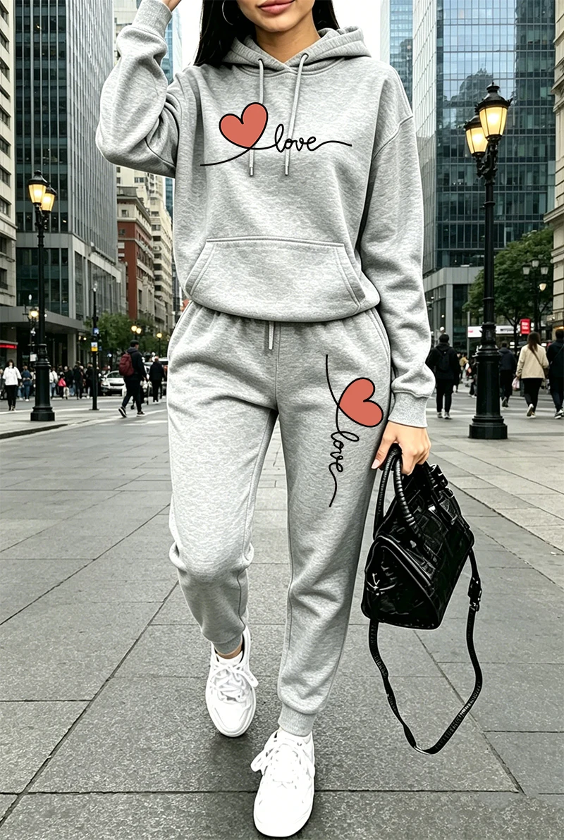 Womens Tracksuit Print Casual  - огляд і ціна Winter Clothing For Women