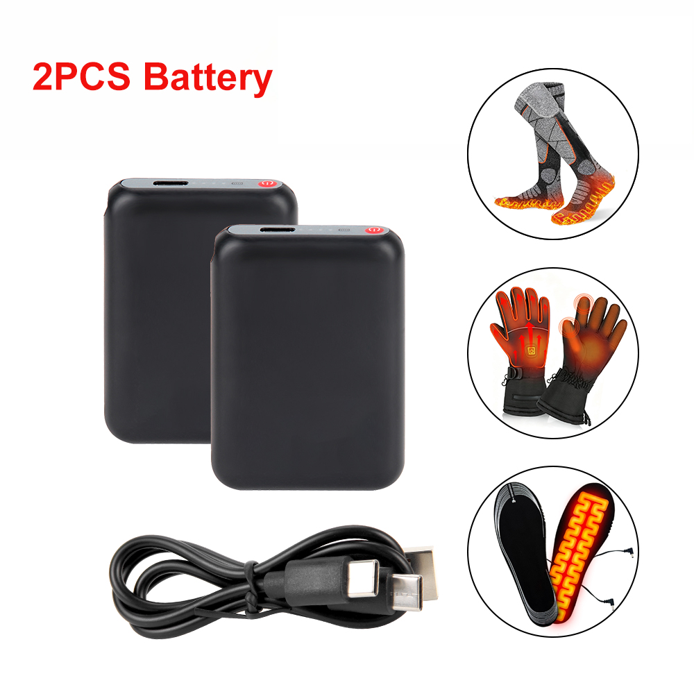 5V 6000mAh Heated Socks Batter - огляд і ціна Heated Gloves Electric