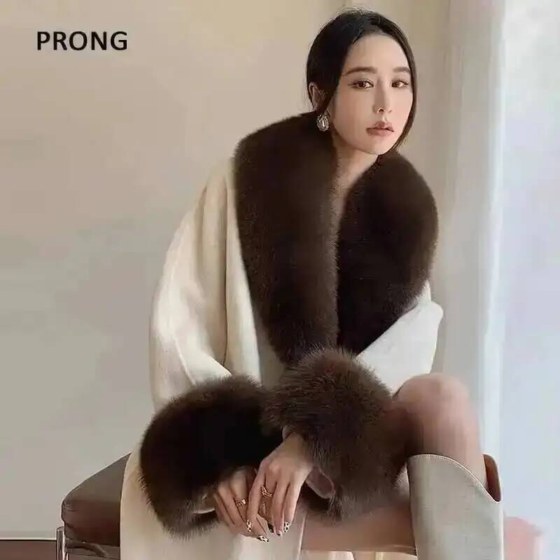 100% Real Fox Fur Collar Winte - огляд і ціна Winter Clothing Pk
