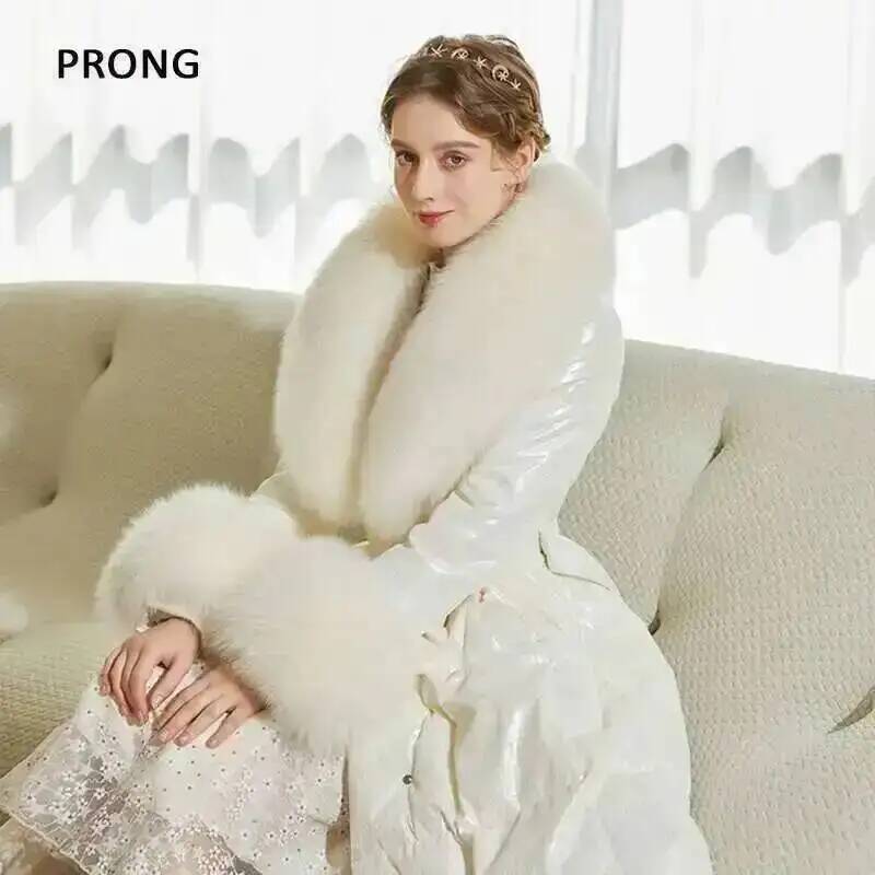 100% Real Fox Fur Collar Winte - огляд і ціна Winter Clothing Pk