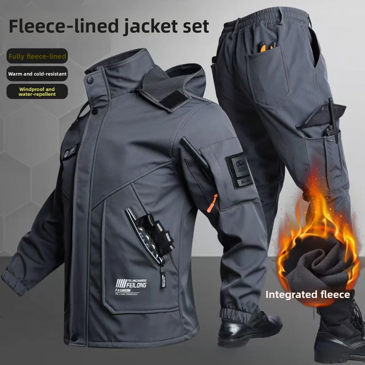 Thickened Fleece Autumn Winter - огляд і ціна Winter Clothing Pk