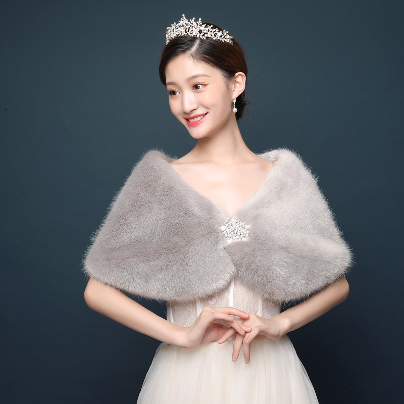 Women Bridal Shawl Wedding Cap - огляд і ціна Winter Clothing Pk